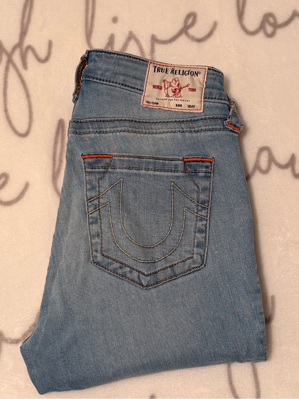 True Religion Jennie Curvy Skinny Mid Rise Stretch Jeans | 28 | Excellent